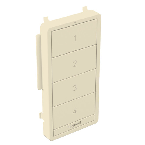 Legrand radiant Smart Scene Controller with Netatmo, Color Change Kit in Light Almond - WNRCB40CKITLA