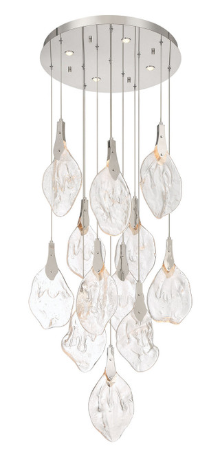 Eurofase Jateo LED Chandelier in Polished Nickel - 50102-013