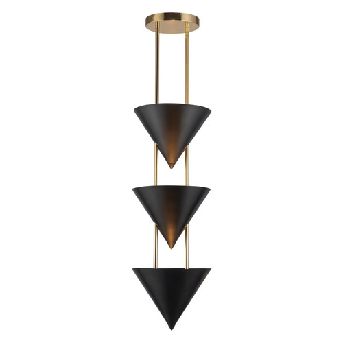 Alora Versus Three Light Pendant in Urban Bronze - PD341328UB