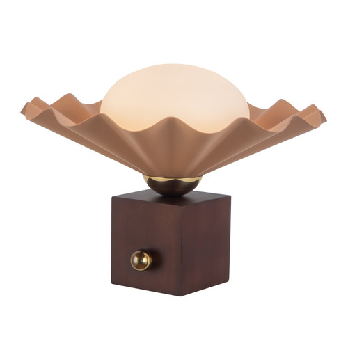 Alora Furrow One Light Table Lamp in Peach - TL354012PEC