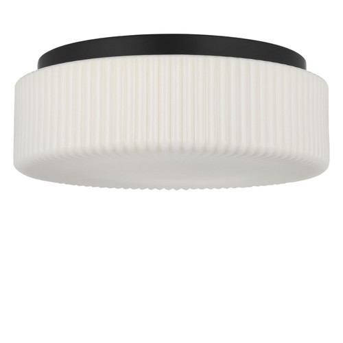 Generation Lighting Axira Two Light Flush Mount in Midnight Black - GLF1992MBKE