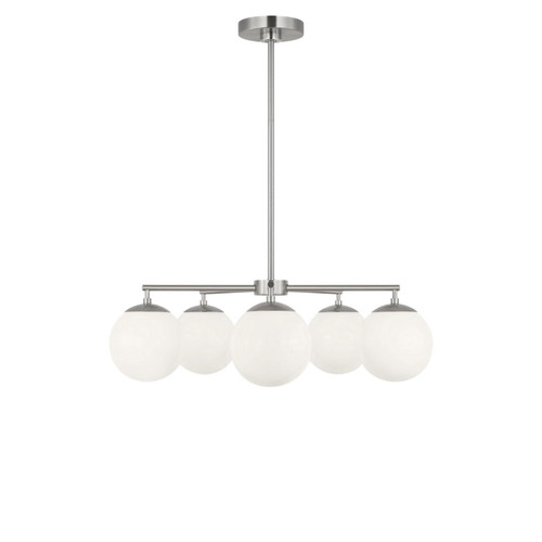 Generation Lighting Nube Five Light Chandelier in Brushed Nickel - GLC1795BNE