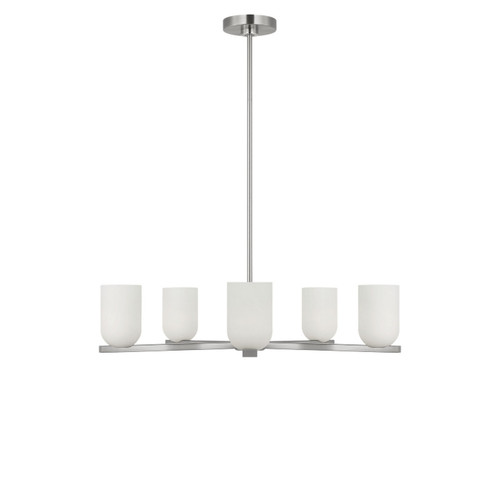 Generation Lighting Neblina Five Light Chandelier in Brushed Nickel - GLC1935BN