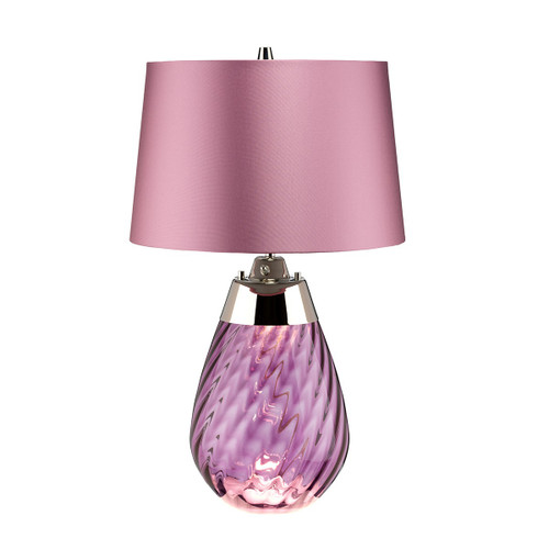 Lucas + McKearn Lena Two Light Table Lamp in Plum - TLG3027S