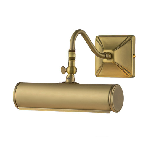 Lucas + McKearn Leo One Light Picture Light in Aged Brass - PL1-10 AB