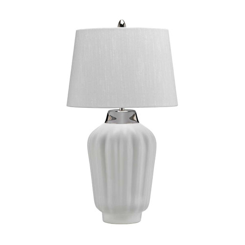 Lucas + McKearn Bexley One Light Table Lamp in White - QN-Bexley-TL-WPN