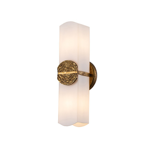 Lucas + McKearn Elan Two Light Wall Sconce in Gold Leaf - SC01035G-2