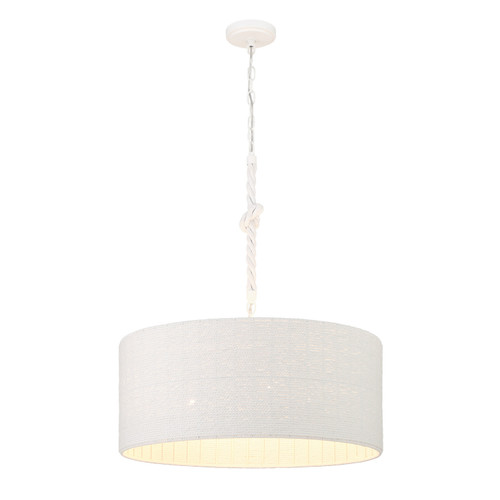 Minka-Lavery Lodelle Four Light Pendant in Matte White - 1805-44B