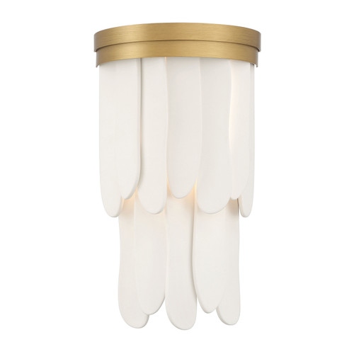 Minka-Lavery Briscade One Light Wall Sconce in Painted Legacy Brass - 2071-870