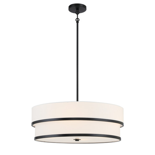 Minka-Lavery Cascade Four Light Pendant in Coal - 2445-66A