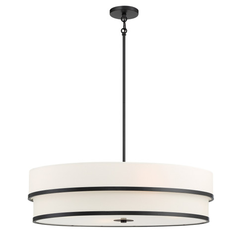 Minka-Lavery Cascade Four Light Pendant in Coal - 2448-66A