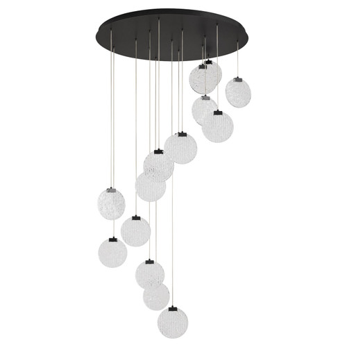 Quorum Axiom LED Pendant in Black - 3-6052-15