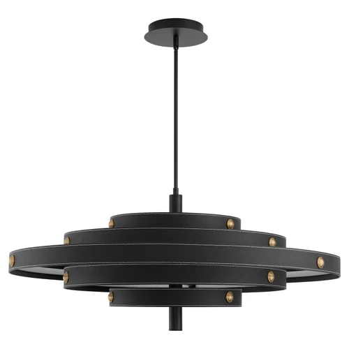 Quorum Borealis LED Pendant in Black - 3-892-15