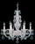 Schonbek Sterling Six Light Chandelier in Polished Silver - 2994-40R