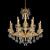 Schonbek Milano 12 Light Chandelier in Florentine Bronze - 5682-83H