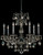 Schonbek Milano Seven Light Chandelier in Heirloom Bronze - 5677-76H