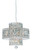 Schonbek Plaza Nine Light Pendant in Polished Stainless Steel - 6671R