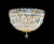 Schonbek Petit Crystal Deluxe Three Light Wall Sconce in Aurelia - 6600-211O