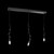 Schonbek Secret Garden LED Pendant in Black - S2403L-51OH