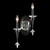 Schonbek Waverly Two Light Wall Sconce in Black - S47504-51R