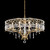 Schonbek Bella Rose Ten Light Chandelier in Etruscan Gold - TC1036N-23R