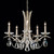 Schonbek Vesca Five Light Chandelier in Heirloom Gold - VA8355N-22H