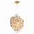 Eurofase Trento Seven Light Chandelier in Gold - 34030-026