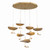 Eurofase Lagatto LED Chandelier in Bronze - 41909-010