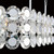 Eurofase Perrene Eight Light Chandelier in Chrome - 44287-016 Eurofase Perrene Eight Light Chandelier in Chrome - 44287-016