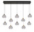 Eurofase Ten Light Chandelier in Gold-Black - 48934-022