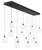 Eurofase 14 Light Chandelier in Black - 48939-010