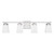 Capital Lighting Baxley Four Light Vanity in Brushed Nickel - 114441BN-334
