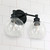 Capital Lighting Mid Century Two Light Vanity in Matte Black - 121121MB-426