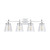 Capital Lighting Jayne Four Light Vanity in Chrome - 139142CH-496 Capital Lighting Jayne Four Light Vanity in Chrome - 139142CH-496