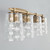 Capital Lighting Burke Four Light Vanity in Aged Brass - 143541AD-517