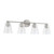 Capital Lighting Baker Four Light Vanity in Brushed Nickel - 146941BN-533