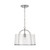 Capital Lighting Madison One Light Semi Flush Mount in Brushed Nickel - 247011BN