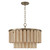 Capital Lighting Jada One Light Semi Flush Mount in Dark Brass - 255611DR Capital Lighting Jada One Light Semi Flush Mount in Dark Brass - 255611DR