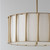 Capital Lighting Bodie Four Light Pendant in Matte Brass - 344641MA