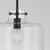 Capital Lighting Brighton One Light Pendant in Matte Black - 342511MB