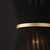 Capital Lighting Cecilia One Light Pendant in Black Rope and Patinaed Brass - 341211KP