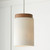 Capital Lighting Liam One Light Pendant in Light Wood and White - 350911LT Capital Lighting Liam One Light Pendant in Light Wood and White - 350911LT
