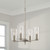 Capital Lighting Portman Four Light Pendant in Brushed Nickel - 348641BN-538 Capital Lighting Portman Four Light Pendant in Brushed Nickel - 348641BN-538