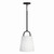 Capital Lighting Brody One Light Pendant in Matte Black - 349411MB