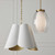 Capital Lighting Joss One Light Pendant in Aged Brass - 355911AD Capital Lighting Joss One Light Pendant in Aged Brass - 355911AD