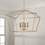 Capital Lighting Grady Four Light Pendant in Matte Brass - 350641MA