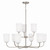 Capital Lighting Lawson Nine Light Chandelier in Brushed Nickel - 448891BN-542