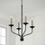 Capital Lighting Wilder Four Light Chandelier in Matte Black - 451541MB Capital Lighting Wilder Four Light Chandelier in Matte Black - 451541MB