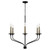 Capital Lighting Wilder Six Light Chandelier in Matte Black - 451561MB Capital Lighting Wilder Six Light Chandelier in Matte Black - 451561MB