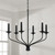 Capital Lighting Wilder Six Light Chandelier in Matte Black - 451561MB Capital Lighting Wilder Six Light Chandelier in Matte Black - 451561MB
